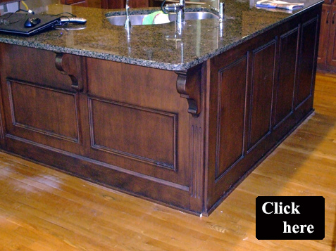 Kitchen Island - MakeOver by KC Wood